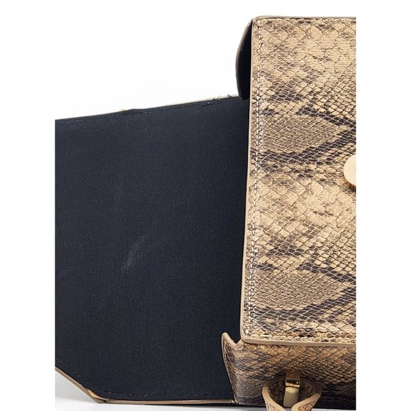 New La Regale Brown Python Box Crossbody $60.00 - Picture 4 of 5